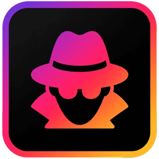 Ícone do InstaClone: personagem de chapéu e sobretudo